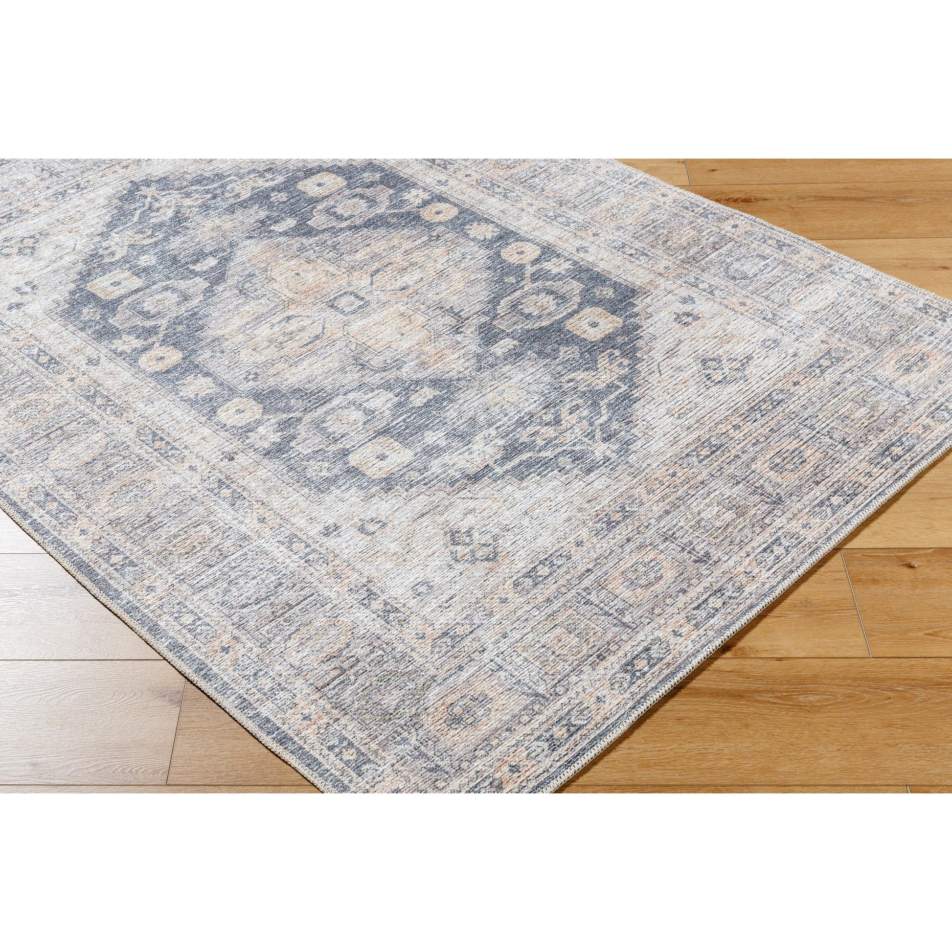 Lorelai VVLO-2306 Rug by Vivir x Livabliss in black, light beige, light brown, olive, tan, white. Made from polyester in a unique style.