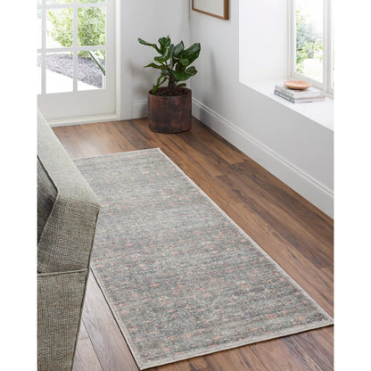 Mary 541483 Rug by Vivir x Livabliss in sage, medium green, wheat, rust, white, dark brown. Made from polyester in a unique style.