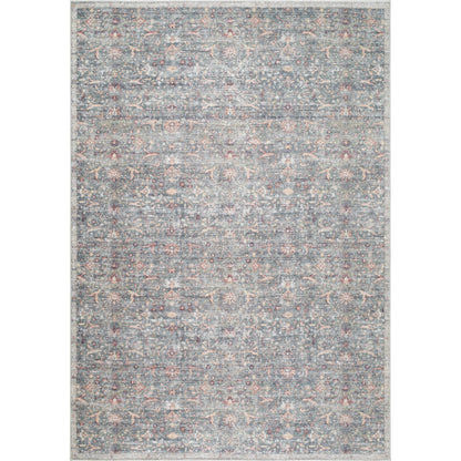 Mary 541483 Rug by Vivir x Livabliss in sage, medium green, wheat, rust, white, dark brown. Made from polyester in a unique style.
