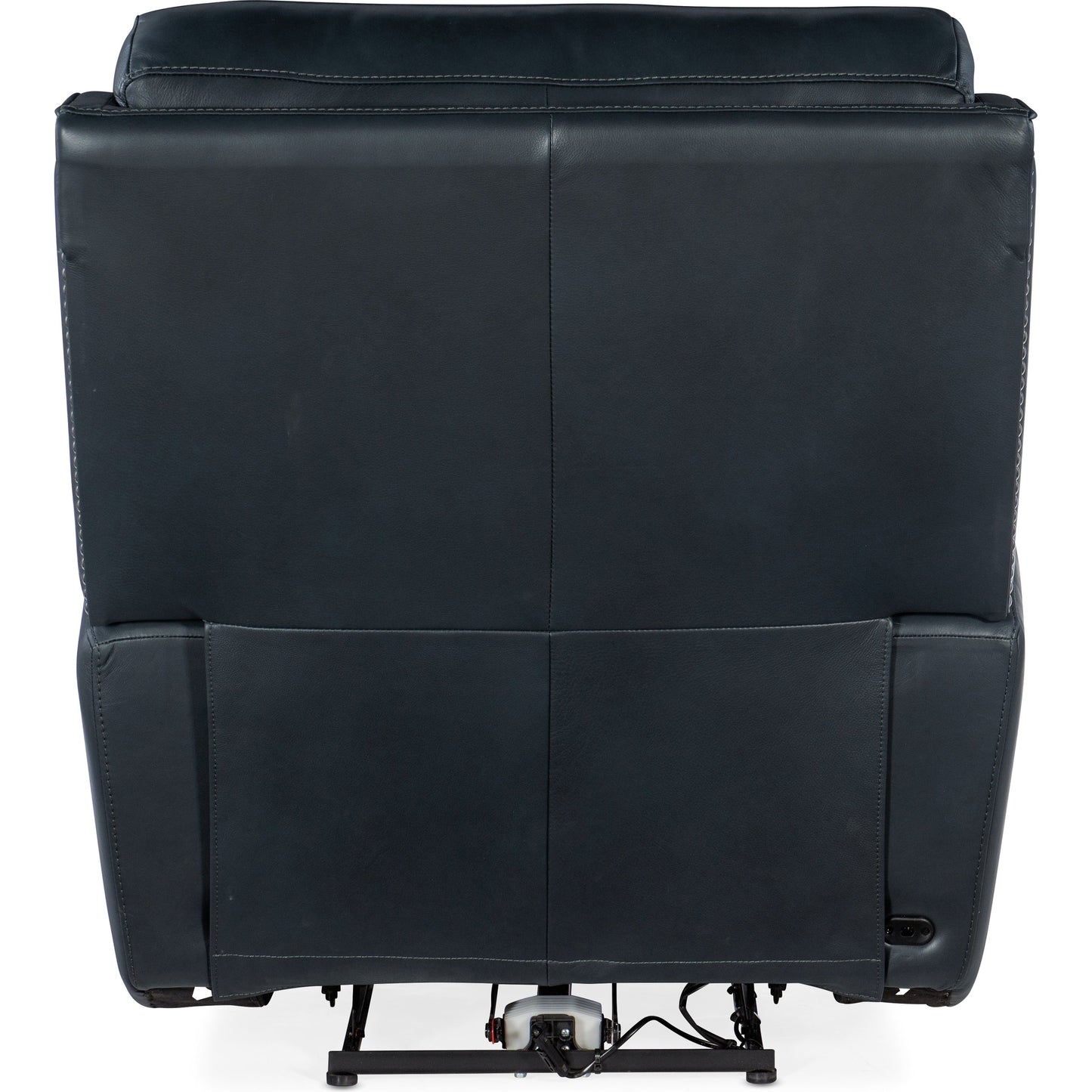 003 SI-1873199 | Additional Silo | Ruthe Zero Gravity Power Recliner by Hooker Furniture in salvo denim. Made from leather in a traditional style.