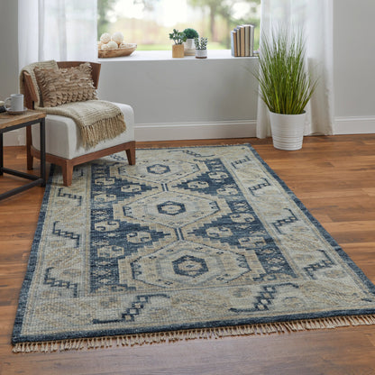 Fillmore Traditional Diamond Rug - 6943F by Feizy. Made from wool in a unique style.
