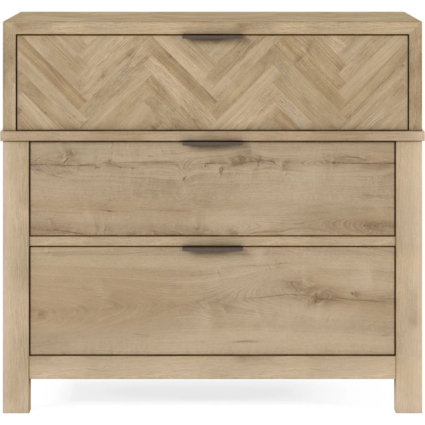 002 SI-2155766 | Additional Silo | Garrison Nightstand by A.R.T. Furniture in washed oak, burnished brass. Made from parawood solids with ash embossing, white oak veneers, metal in a cottage & farmhouse style.