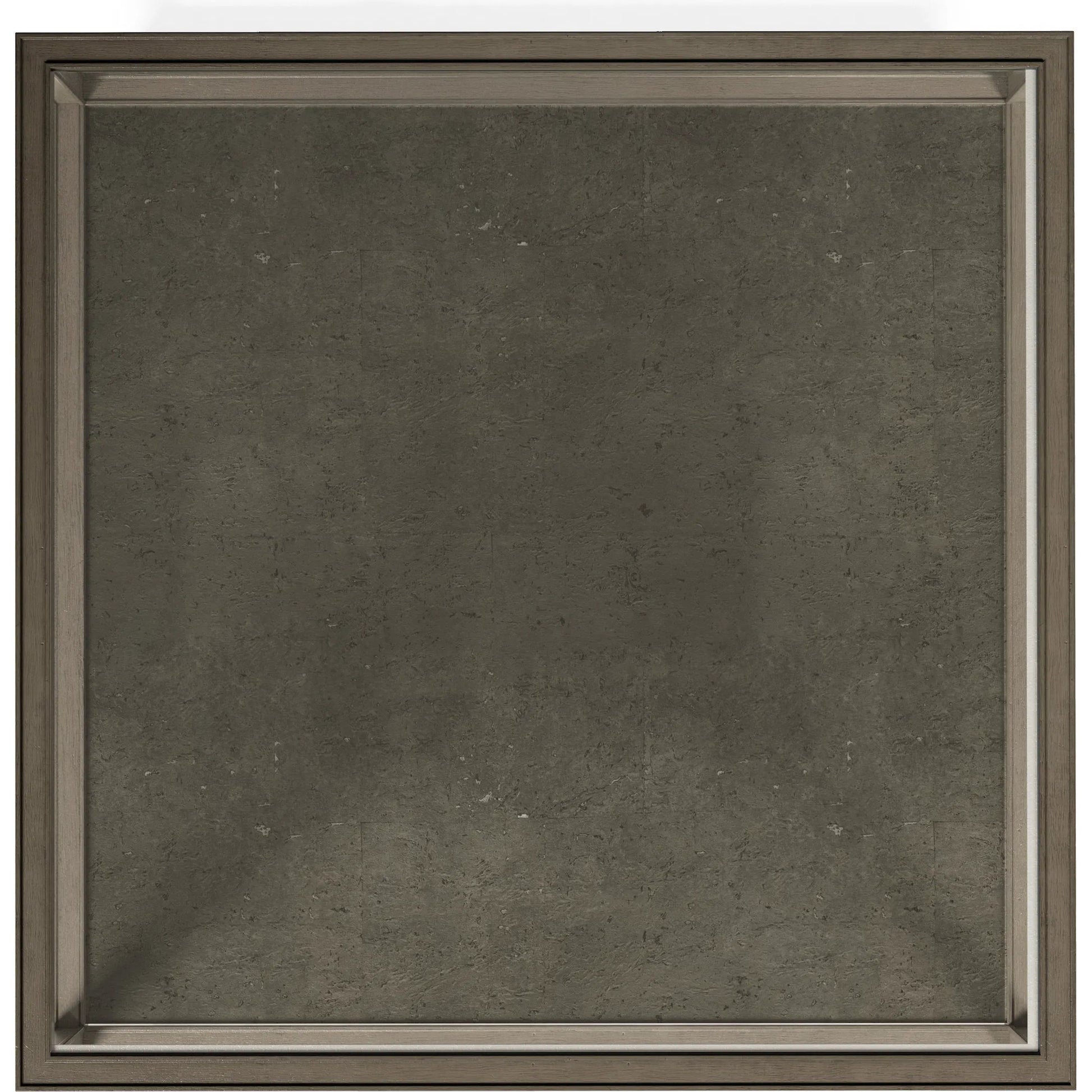 Cove Square Cocktail Table by A.R.T. Furniture in grey and mica. Made from rubberwood solids, primavera veneer, glass, cork in a traditional style.