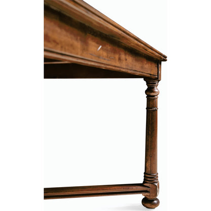 Casual Accents Walnut Parquet Oyster Cocktail Table by Jonathan Charles in brown and country oyster. Made from acacia in a traditional style.