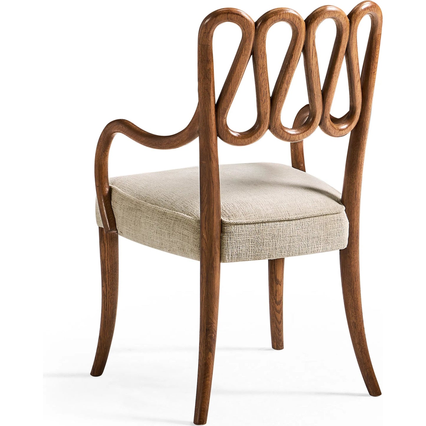 004 SI-2535693 | Additional Silo | Ampney Arm Chair by Jonathan Charles in toasted oak. Made from main oak in a unique style.