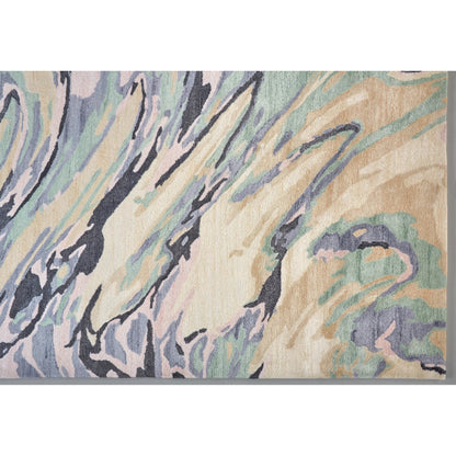 Dryden Transitional Rug - 8790F by Feizy in blue, gray, taupe. Made from viscose, wool in a unique style.