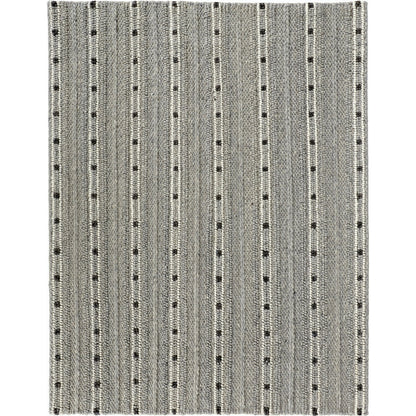 Cicero Transitional Stripes Rug - T15T8006 by Thom Felicia by Feizy Rugs in gray, black, white. Made from wool in a unique style.