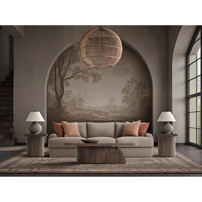 Dama Cocktail Table by Bernhardt in brun. Made from wood in a transitional style.