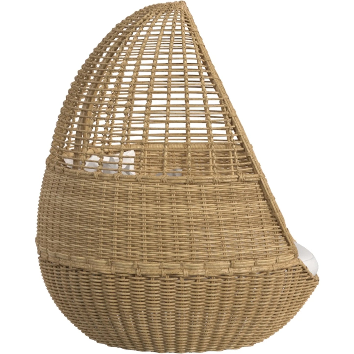 003 SI-2318679 | Additional Silo | Playa Outdoor Daybed by Sunset West in medium wood. Made from resin wicker in a modern style.
