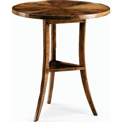 Casual Accents Country Walnut End Table by Jonathan Charles in brown and country farmhouse walnut. Made from acacia in a rustic style.