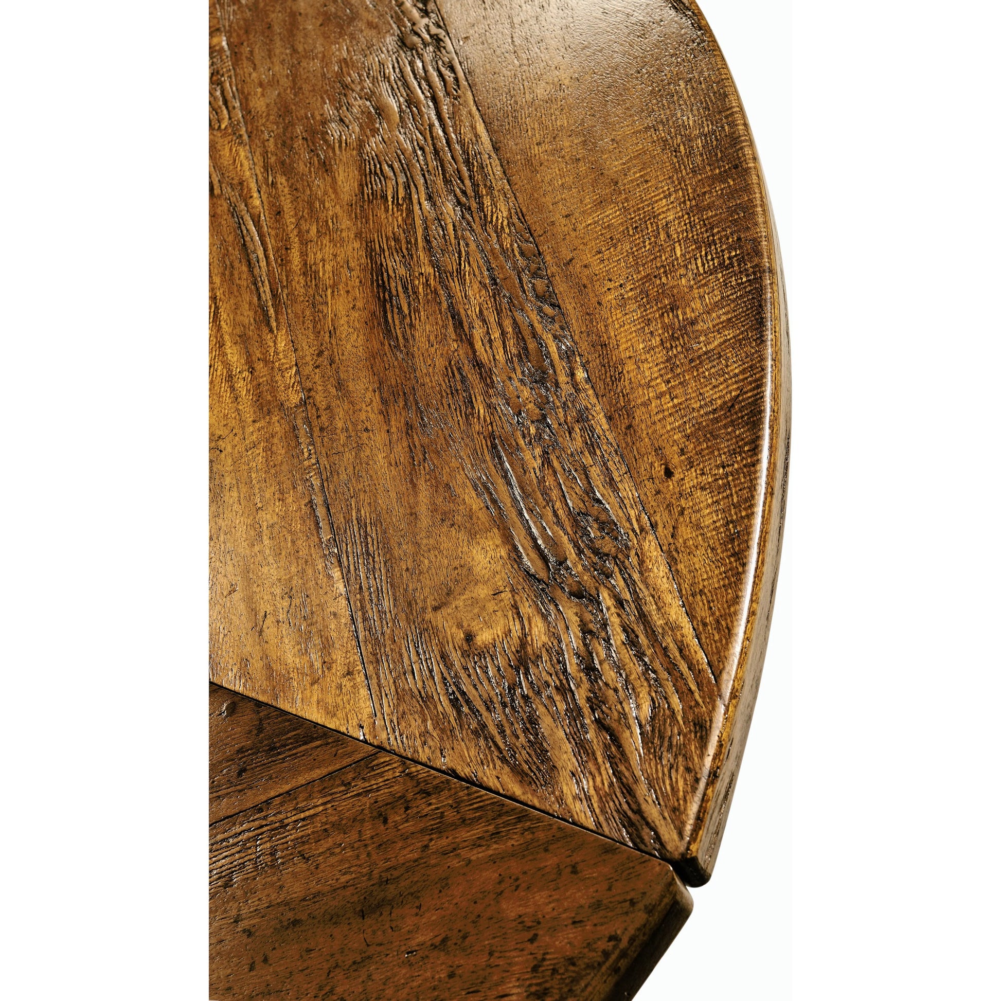 Casual Accents Country Walnut Round Extendable Dining Table 59" by Jonathan Charles in brown and country farmhouse walnut. Made from acacia in a traditional style.