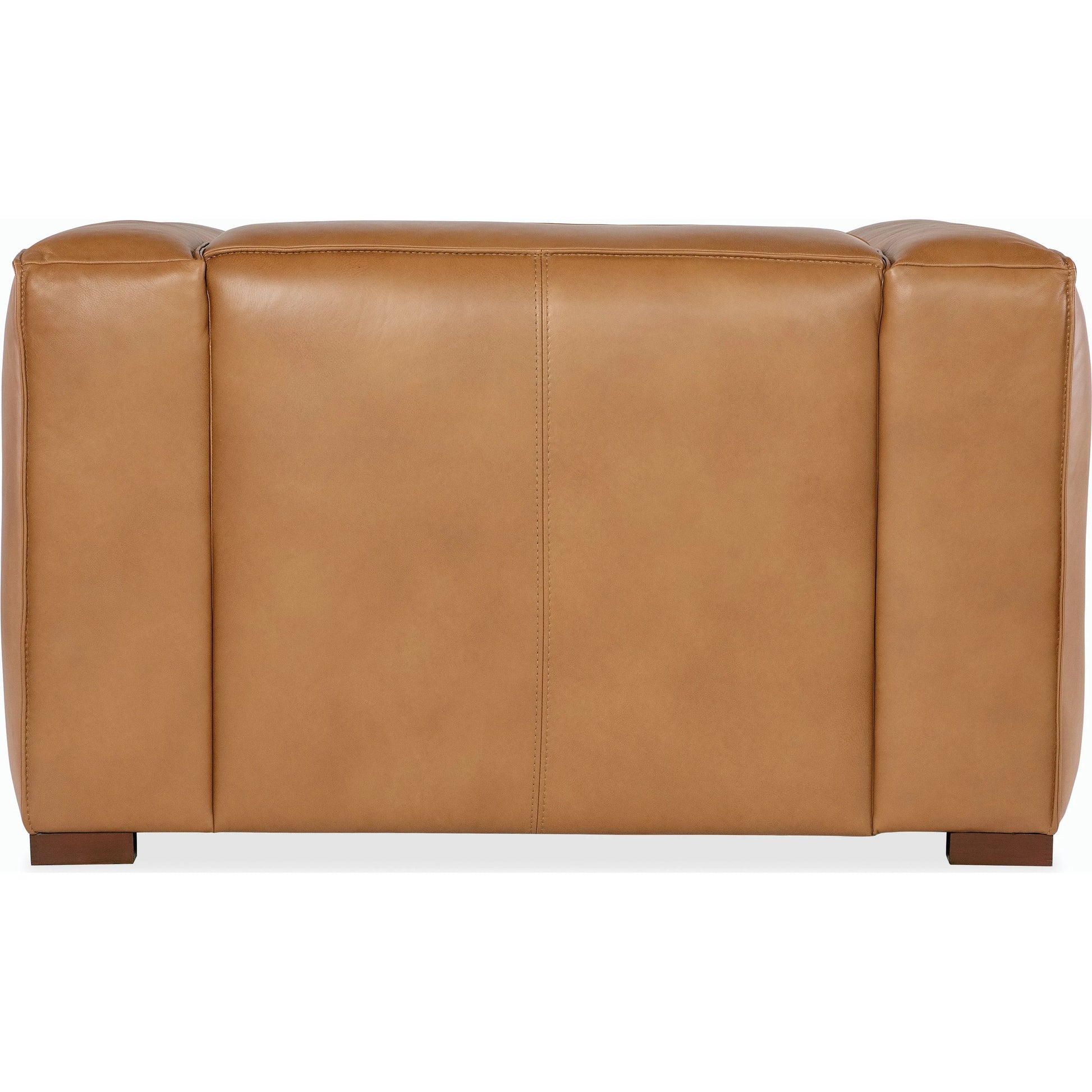 Maria Chair by Hooker Furniture in brown. Made from leather in a modern style.