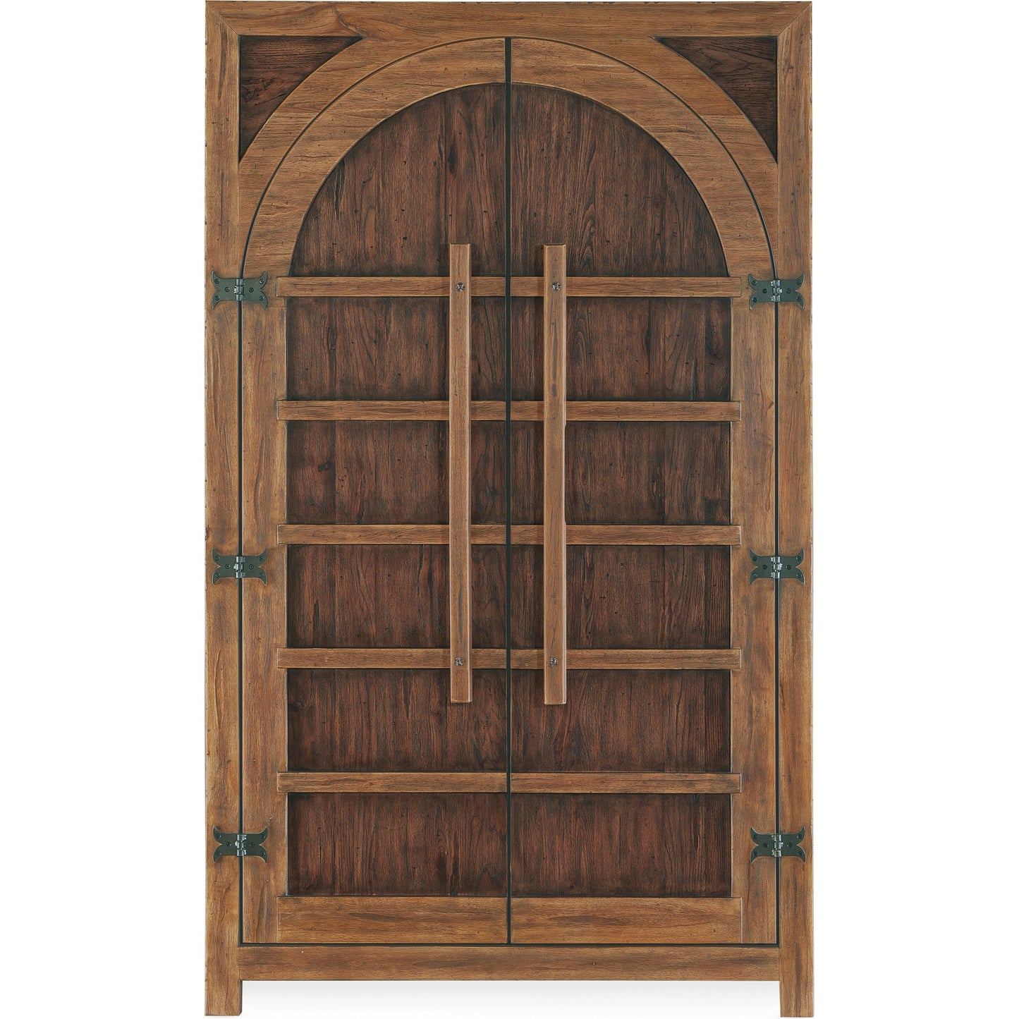 004 SI-1959541 | Additional Silo | Big Sky Wardrobe by Hooker Furniture in vintage natural. Made from pecky hickory veneers, nailheads, solid-wood edged top in a modern style.
