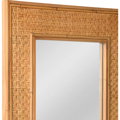 Wade Mirror by Wildwood in tan and natural, clear, plain. Made from unique in a unique style.