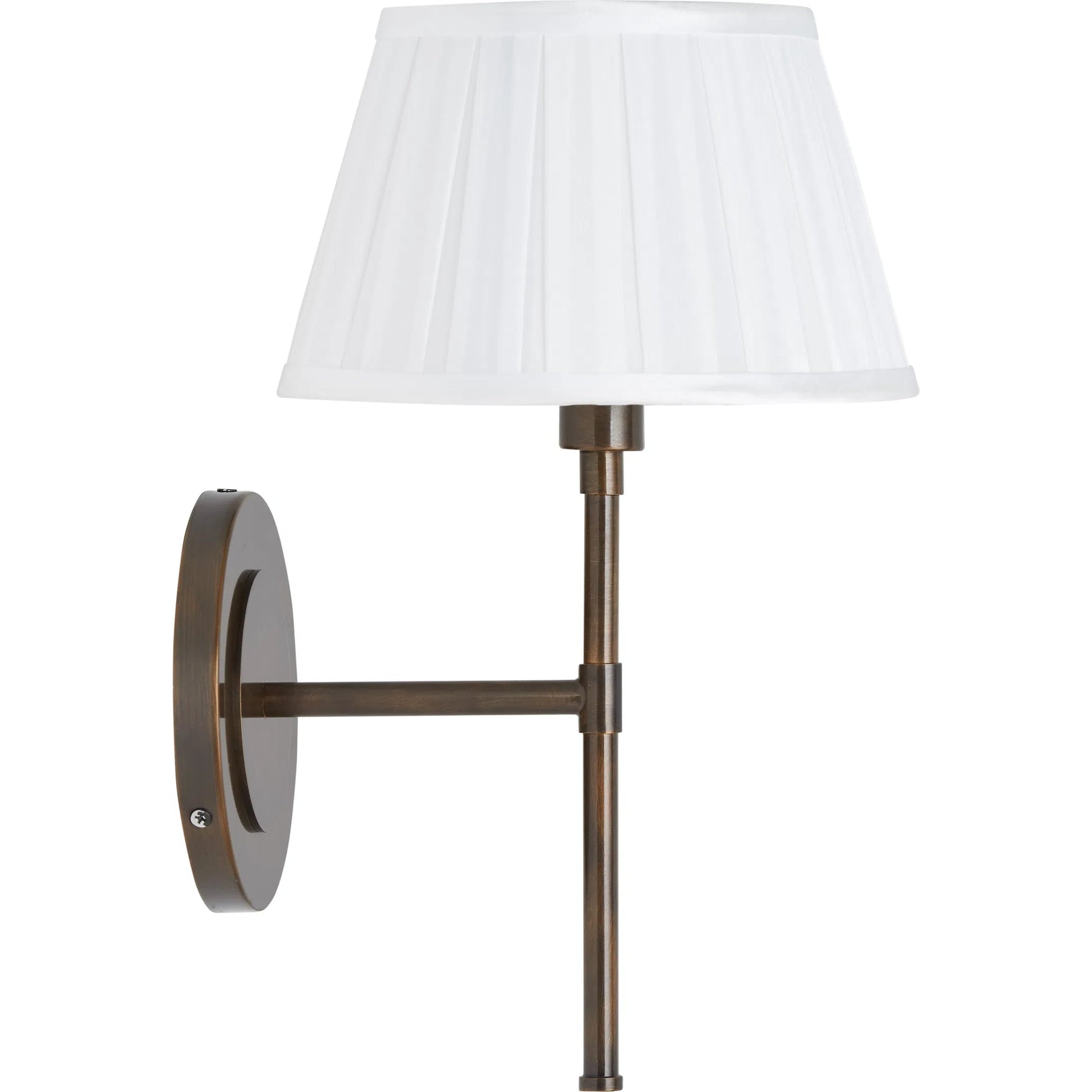 Faye Sconce by Wildwood in brown and antique bronze. Made from unique in a unique style.