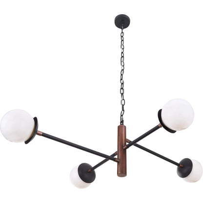 Alvar Chandelier by Wildwood in gold, black and copper, black, white. Made from unique in a unique style.