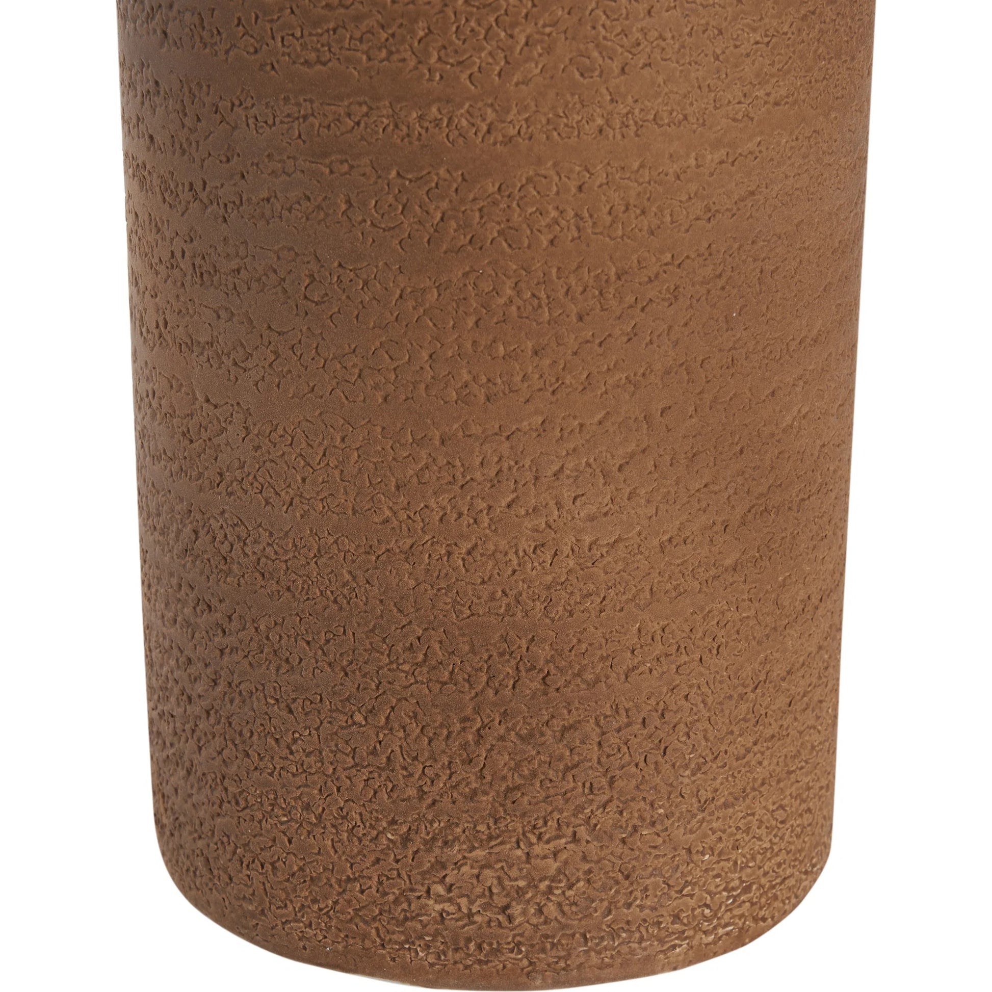 Varenna Vase by Wildwood in tan and desert tan textured glaze. Made from unique in a unique style.