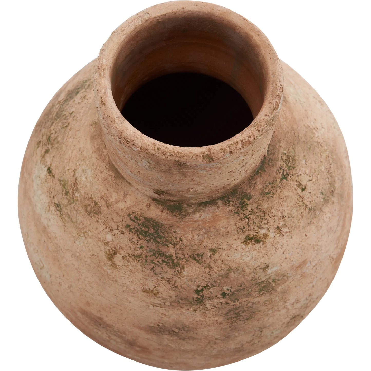 002 SI-2533975 | Additional Silo | Adelina Vase by Wildwood in orange, green and terracotta moss glaze. Made from unique in a unique style.