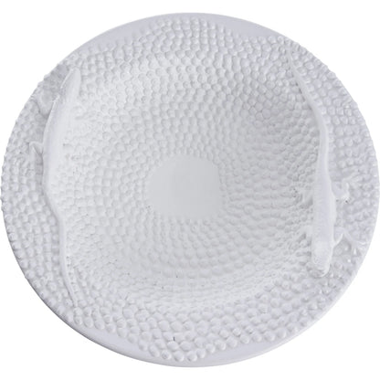 Anolis Bowl by Wildwood in white, cream and matte white glaze. Made from unique in a unique style.
