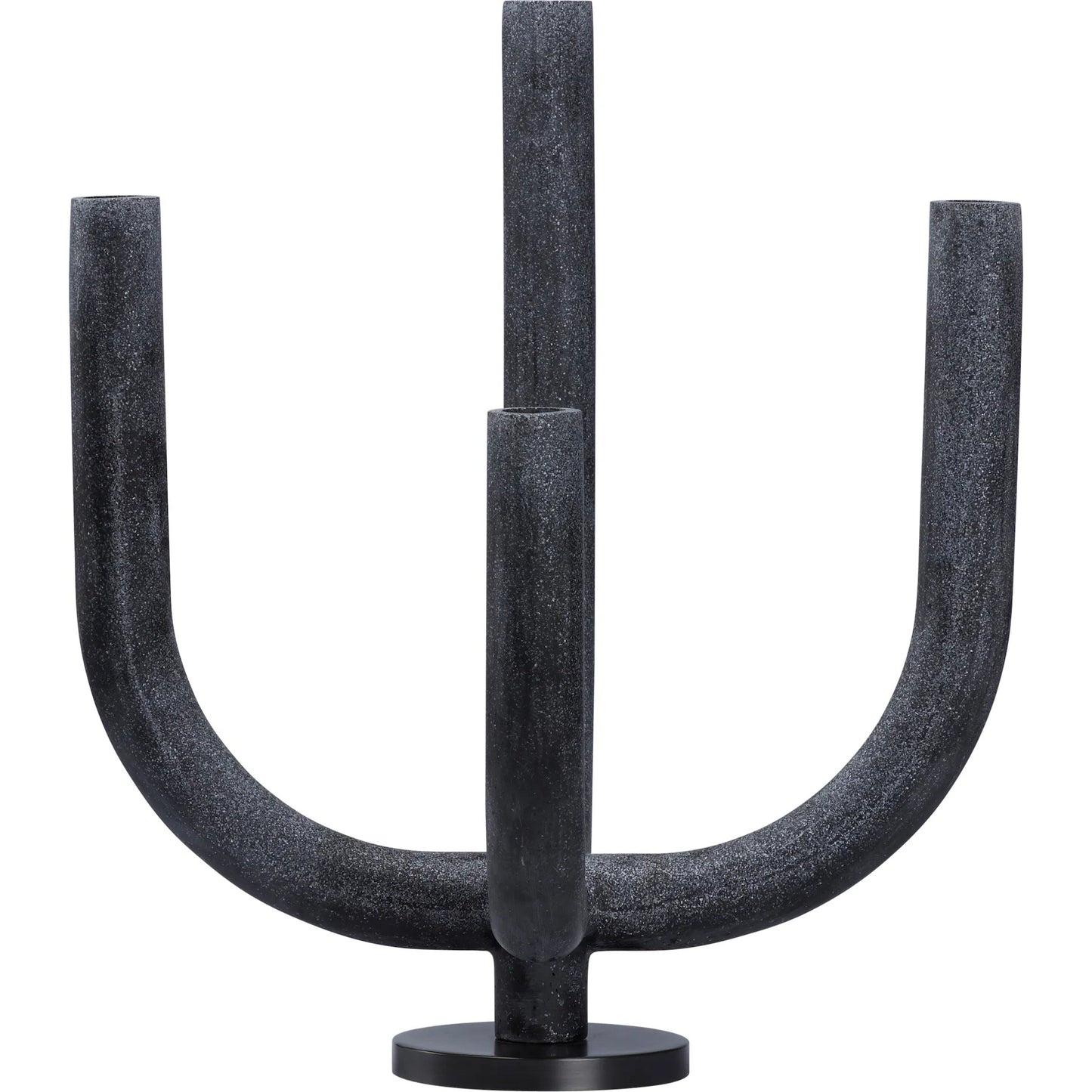 002 SI-2533974 | Additional Silo | Adan Candleholder by Wildwood in black, gray and natural black, modern bronze. Made from unique in a unique style.