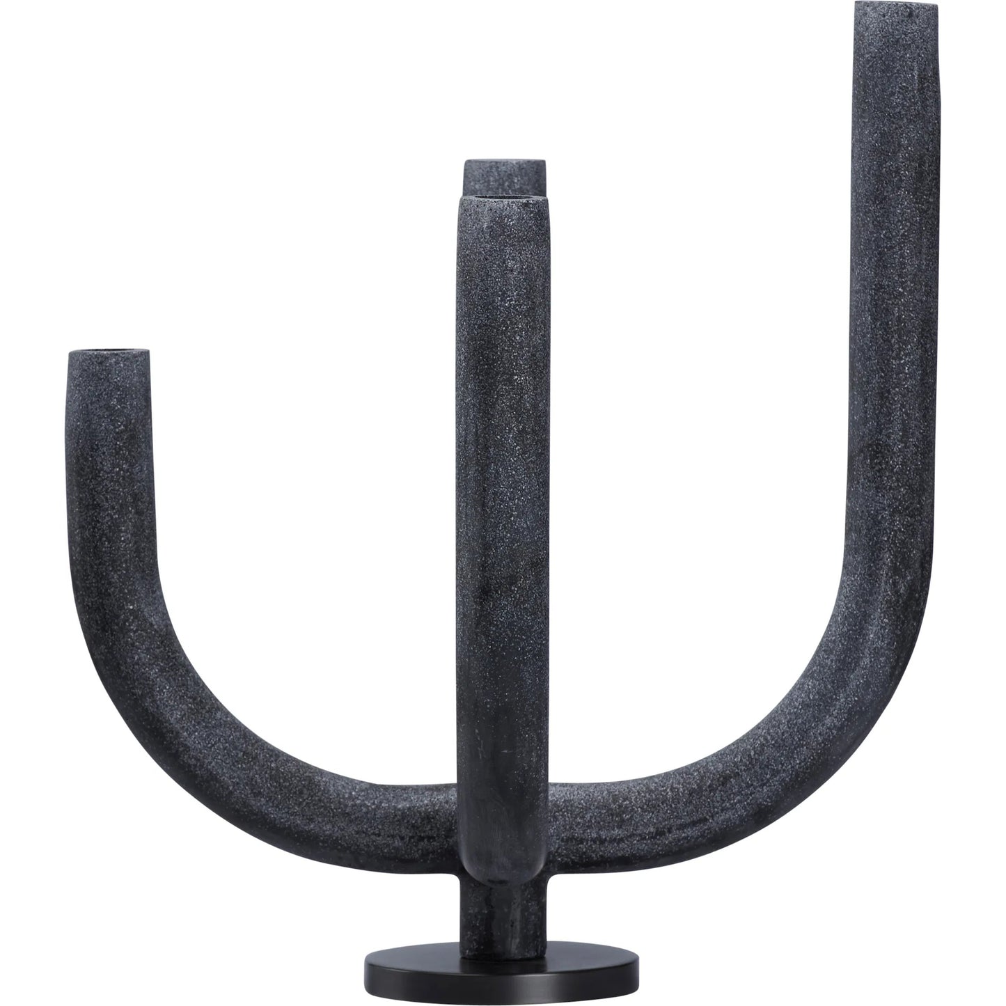 004 SI-2533974 | Additional Silo | Adan Candleholder by Wildwood in black, gray and natural black, modern bronze. Made from unique in a unique style.
