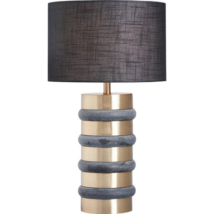 Stevie Lamp by Wildwood in white, cream, black and white, modern bronze. Made from unique in a unique style.
