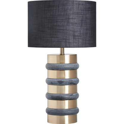 Stevie Lamp by Wildwood in white, cream, black and white, modern bronze. Made from unique in a unique style.