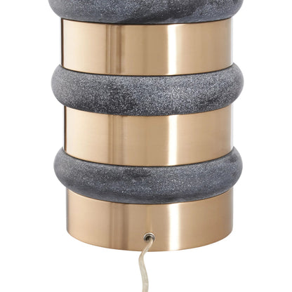 Stevie Lamp by Wildwood in white, cream, black and white, modern bronze. Made from unique in a unique style.