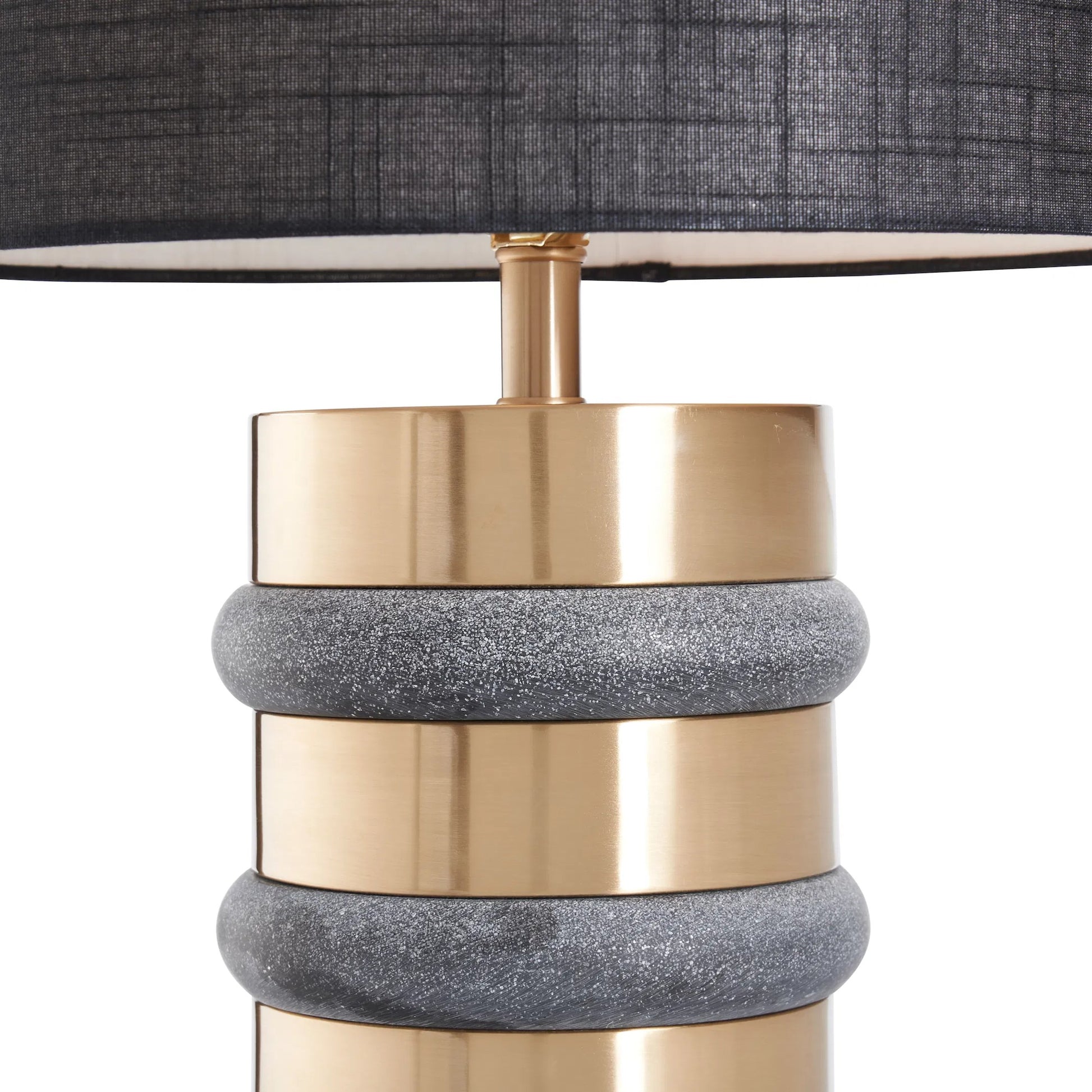 Stevie Lamp by Wildwood in white, cream, black and white, modern bronze. Made from unique in a unique style.