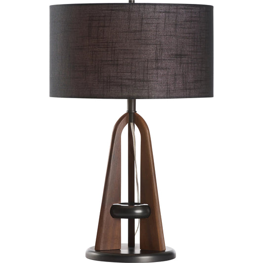 001 SI-2534090 | Primary Silo | Willa Lamp by Wildwood in brown and bronze, walnut. Made from unique in a unique style.