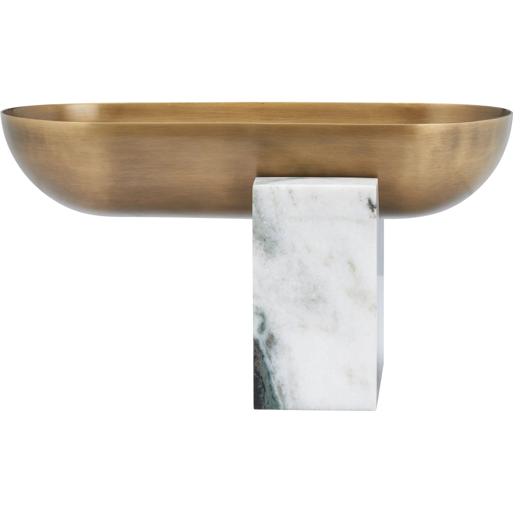 Cassie Catchall Dish by Wildwood in white, cream, gold and natural white, antique brass. Made from unique in a unique style.