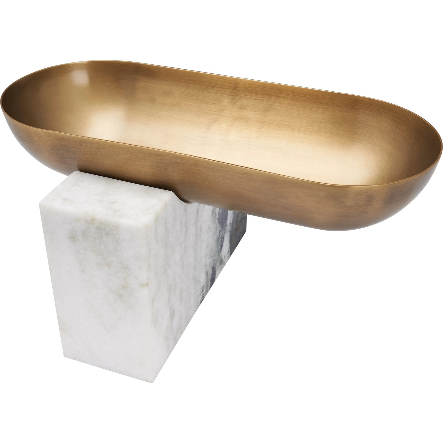 007 SI-2534006 | Additional Silo | Cassie Catchall Dish by Wildwood in white, cream, gold and natural white, antique brass. Made from unique in a unique style.