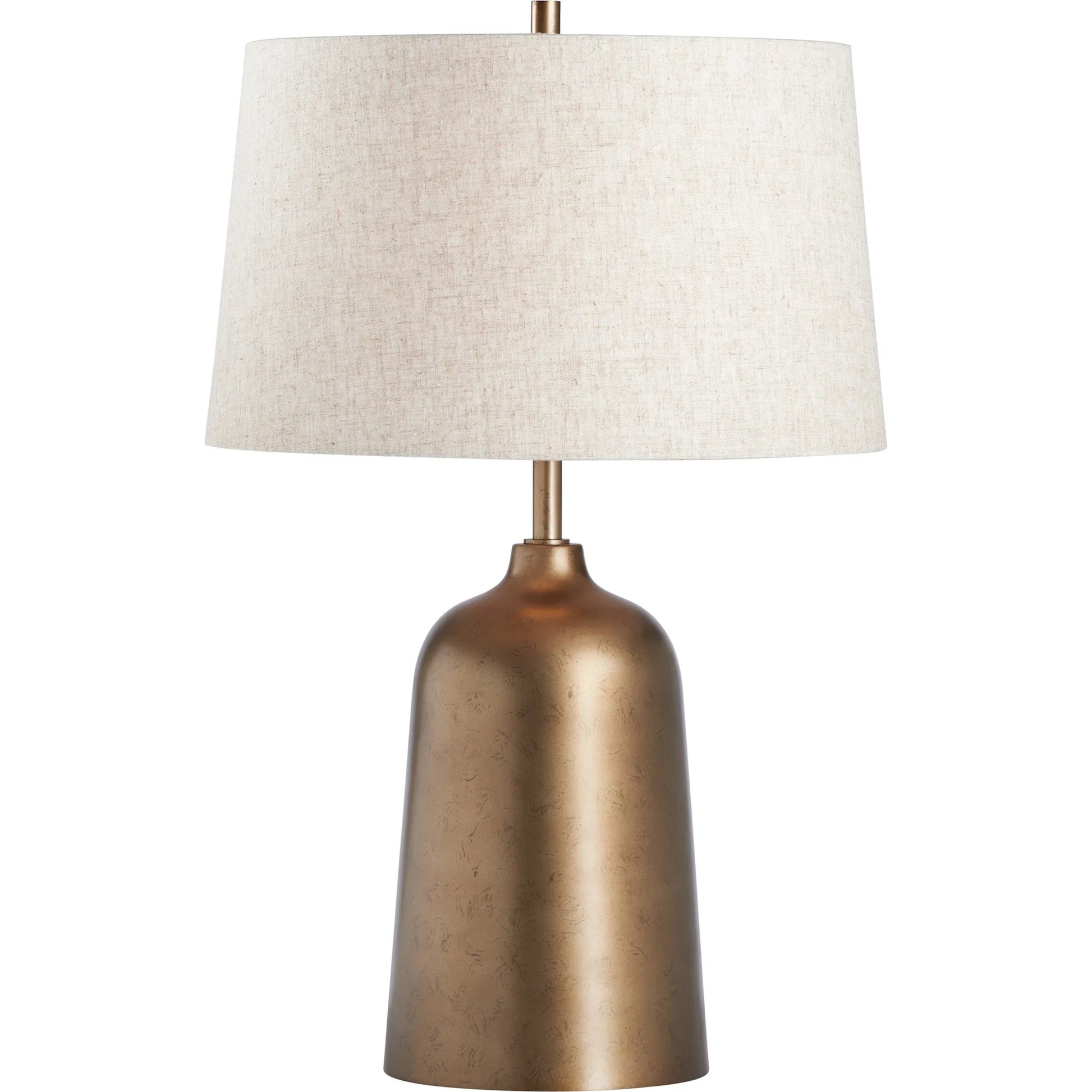 Rothko Table Lamp by Wildwood in brown, gold and antique bronze. Made from unique in a unique style.