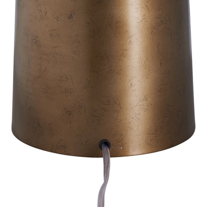 Rothko Table Lamp by Wildwood in brown, gold and antique bronze. Made from unique in a unique style.