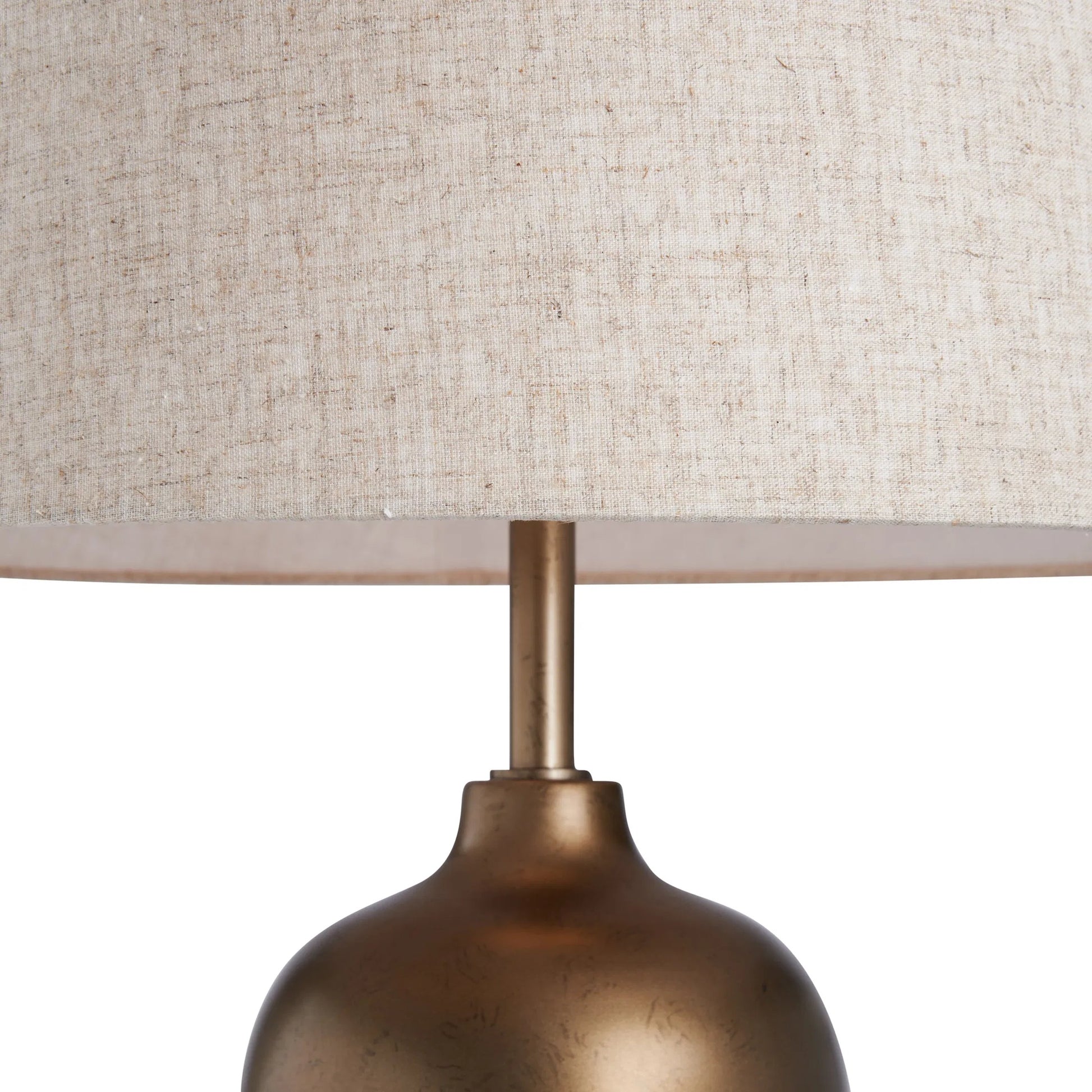 Rothko Table Lamp by Wildwood in brown, gold and antique bronze. Made from unique in a unique style.