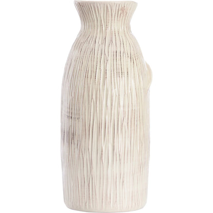 Hugo Vase by Wildwood in white, cream and white glaze. Made from unique in a unique style.