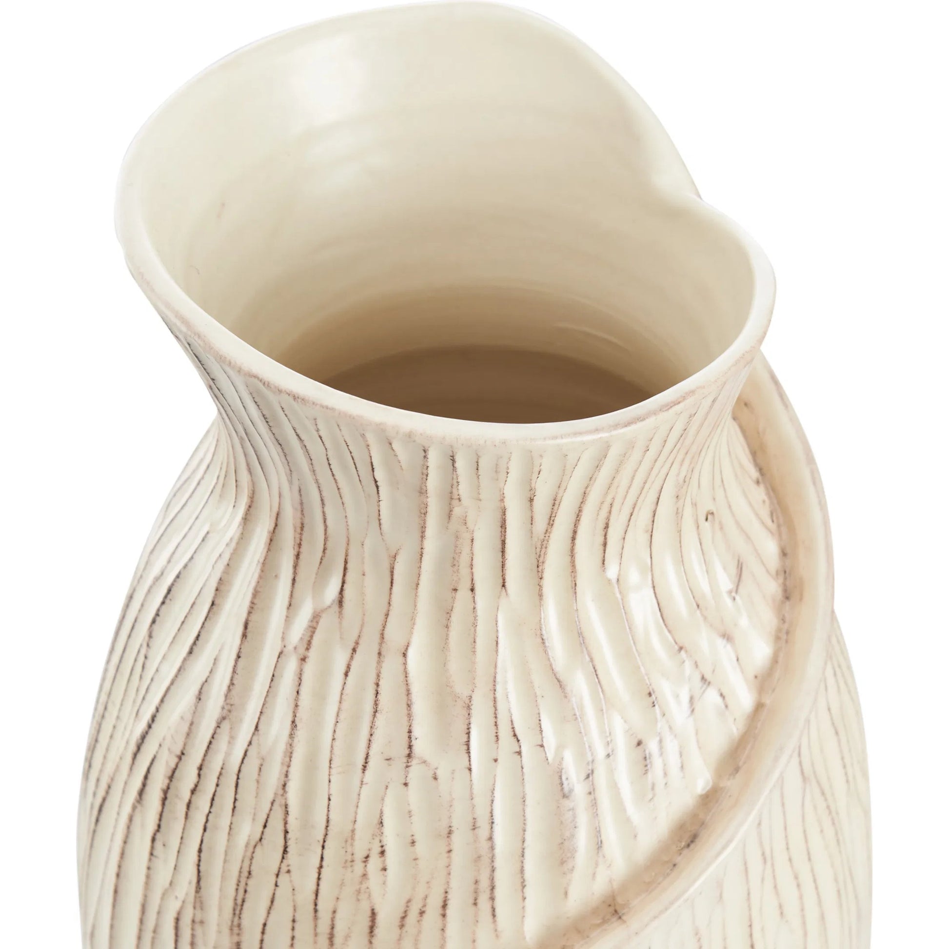 Hugo Vase by Wildwood in white, cream and white glaze. Made from unique in a unique style.