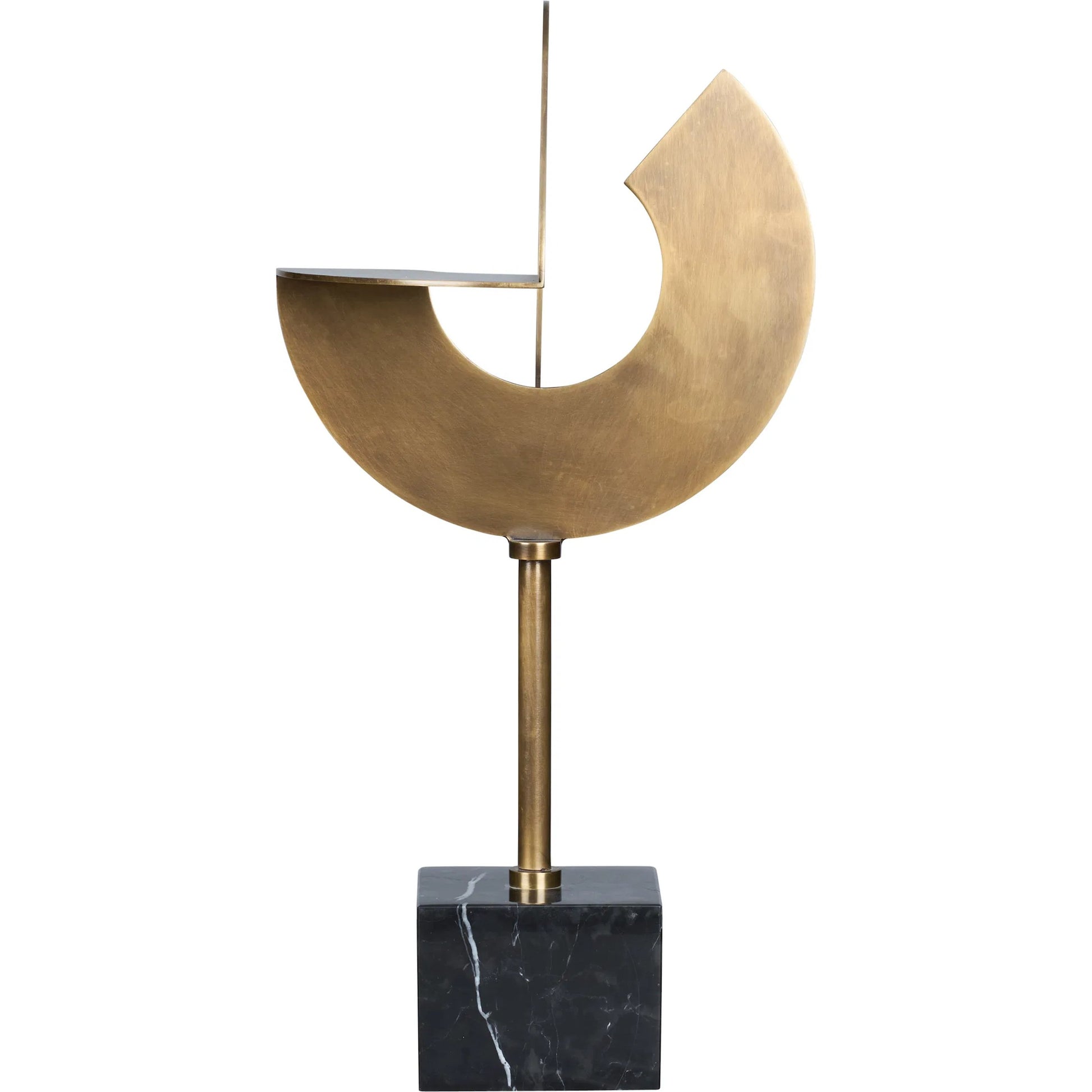Boris Sculpture by Wildwood in gold, black and natural black, antique brass. Made from unique in a unique style.