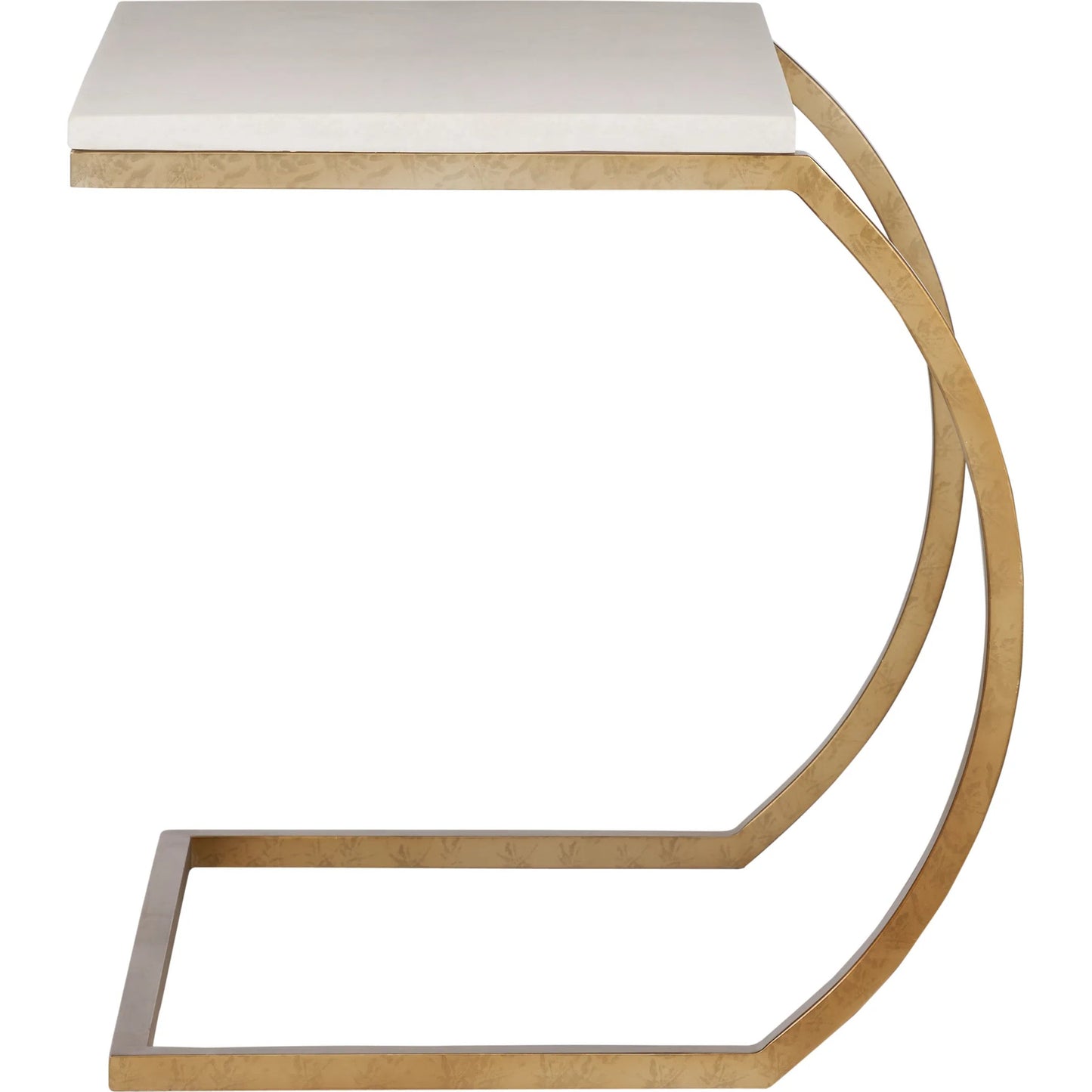 004 SI-2533992 | Additional Silo | Ashland Side Table by Wildwood in white, cream, gold and natural white, gold. Made from unique in a unique style.