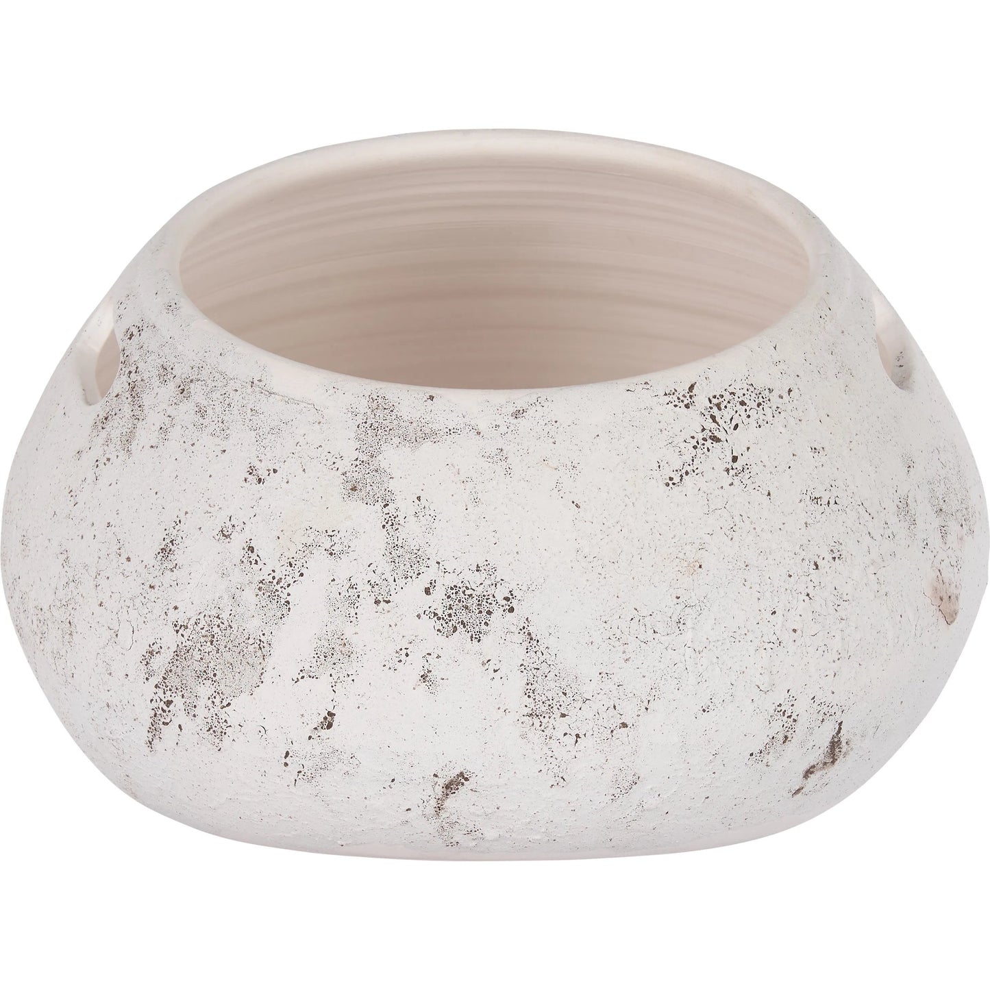 002 SI-2534052 | Additional Silo | Palmira Cachepot by Wildwood in white, cream and matte white glaze. Made from unique in a unique style.