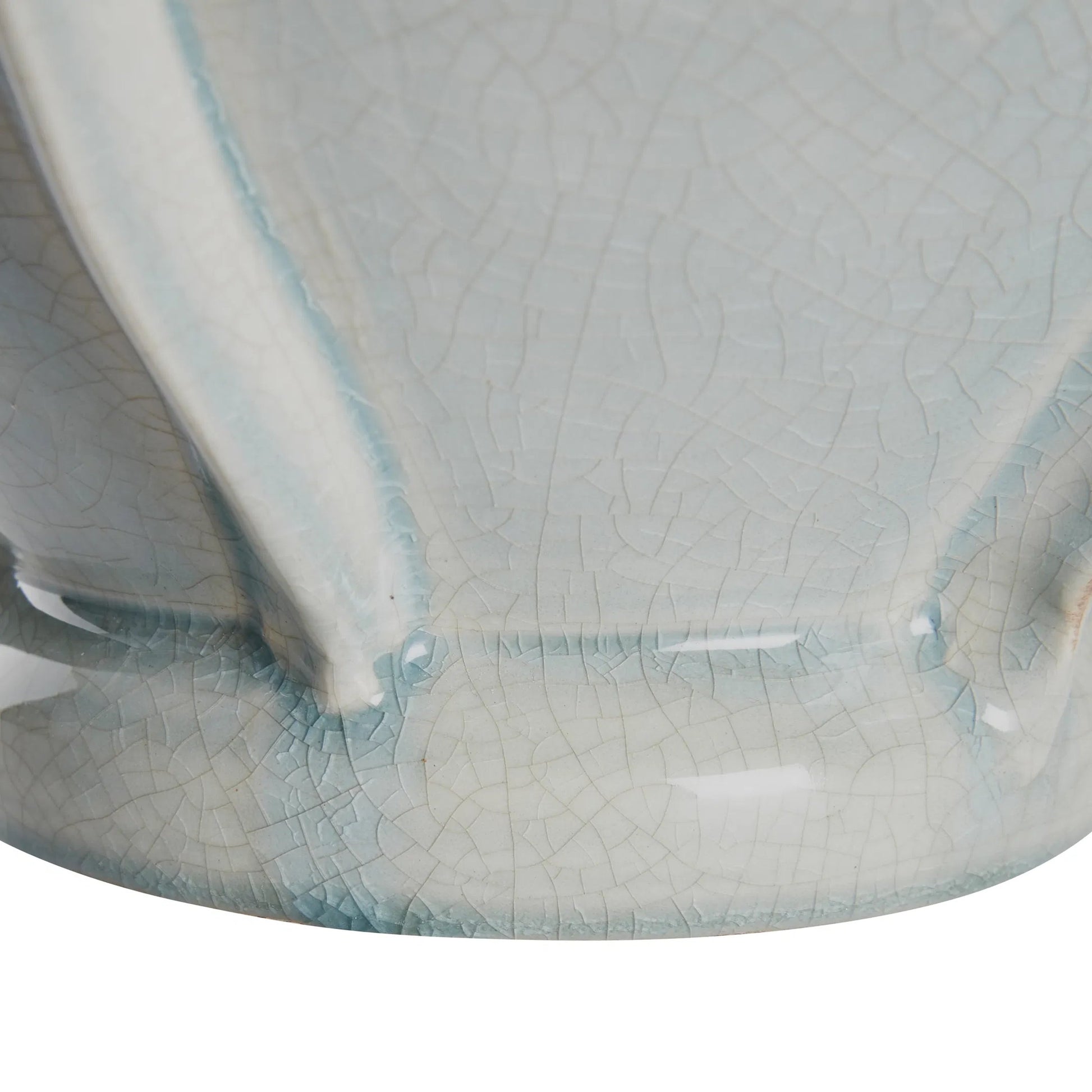 Monticello Lamp by Wildwood in gray and crackled gray glaze. Made from unique in a unique style.