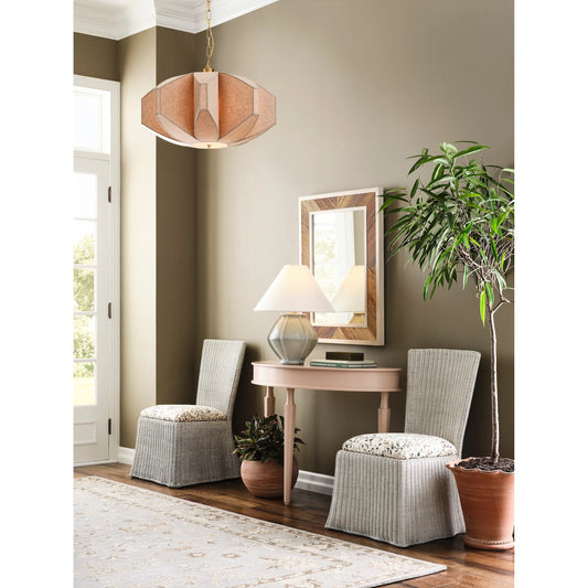 Monticello Lamp by Wildwood in gray and crackled gray glaze. Made from unique in a unique style.