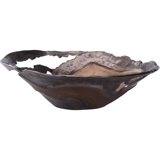 Van Sinderen Bowl by Wildwood. Made from aluminum in a transitional style.