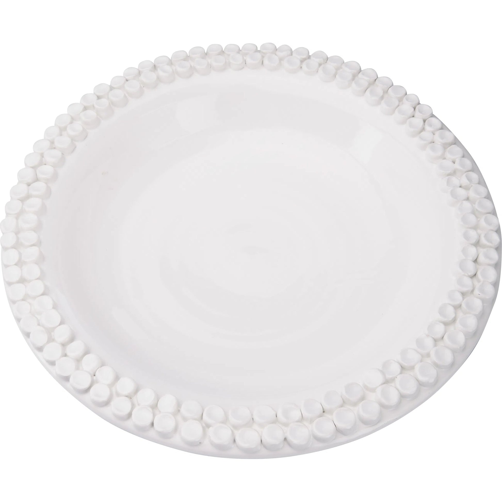 Nicolo Bowl by Wildwood in white, cream and white glaze. Made from unique in a unique style.