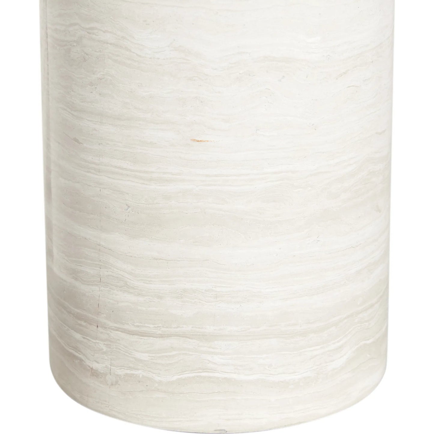 003 SI-2534034 | Closeup | Lenny Lamp by Wildwood in white, cream, gray and natural cream, gray. Made from unique in a unique style.