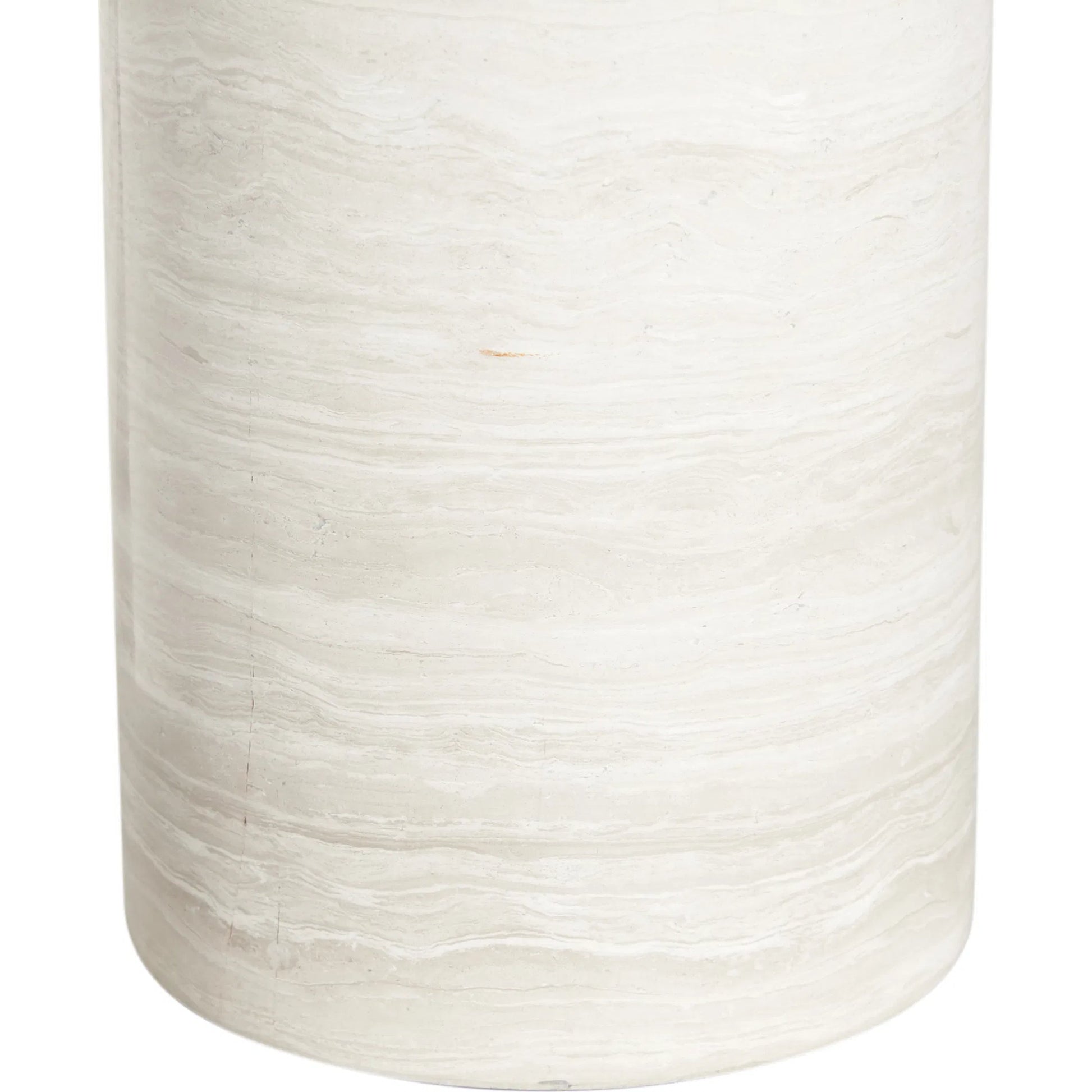 Lenny Lamp by Wildwood in white, cream, gray and natural cream, gray. Made from unique in a unique style.