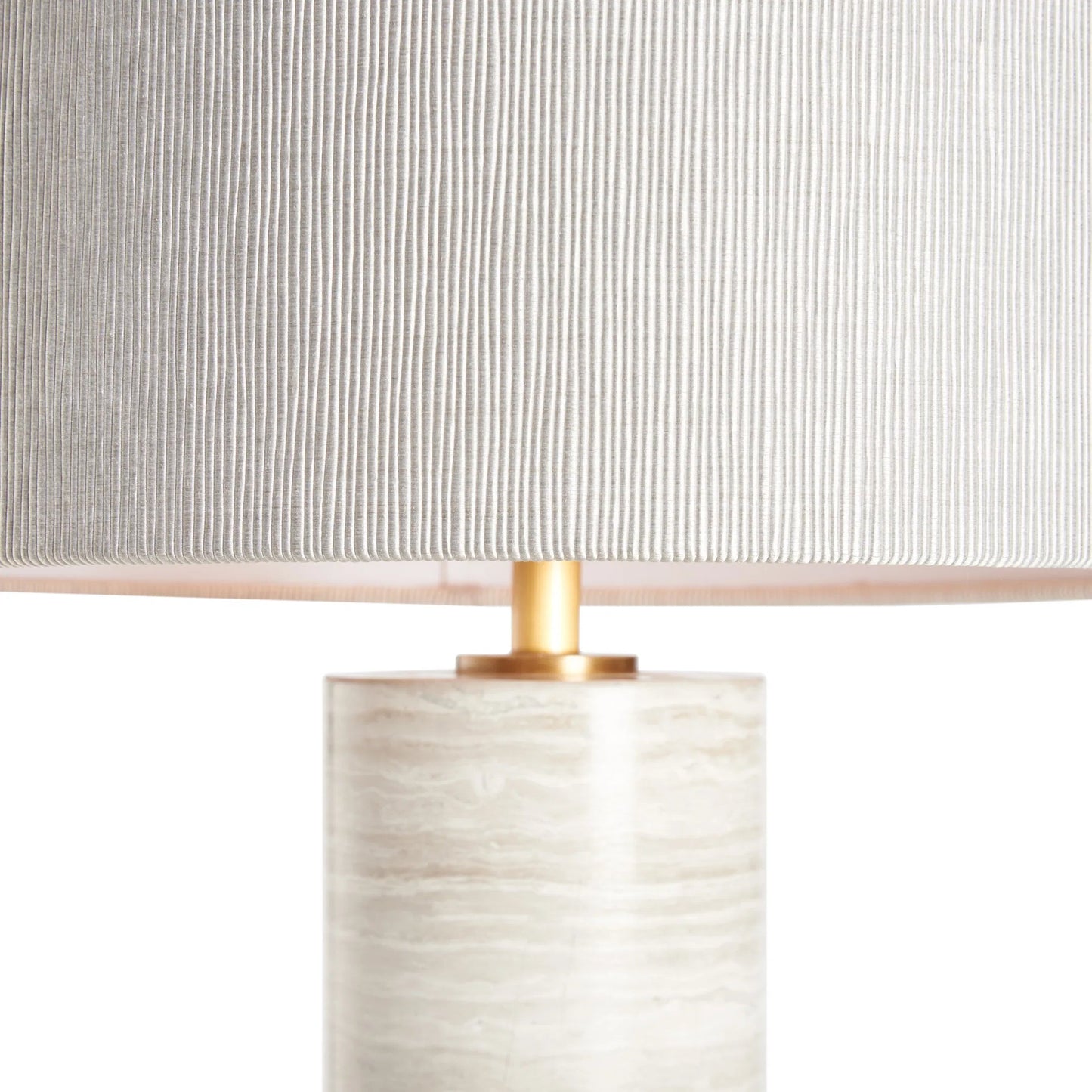 004 SI-2534034 | Closeup | Lenny Lamp by Wildwood in white, cream, gray and natural cream, gray. Made from unique in a unique style.