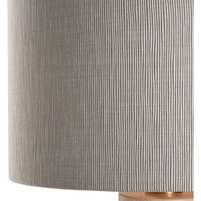 Lenny Lamp by Wildwood in white, cream, gray and natural cream, gray. Made from unique in a unique style.