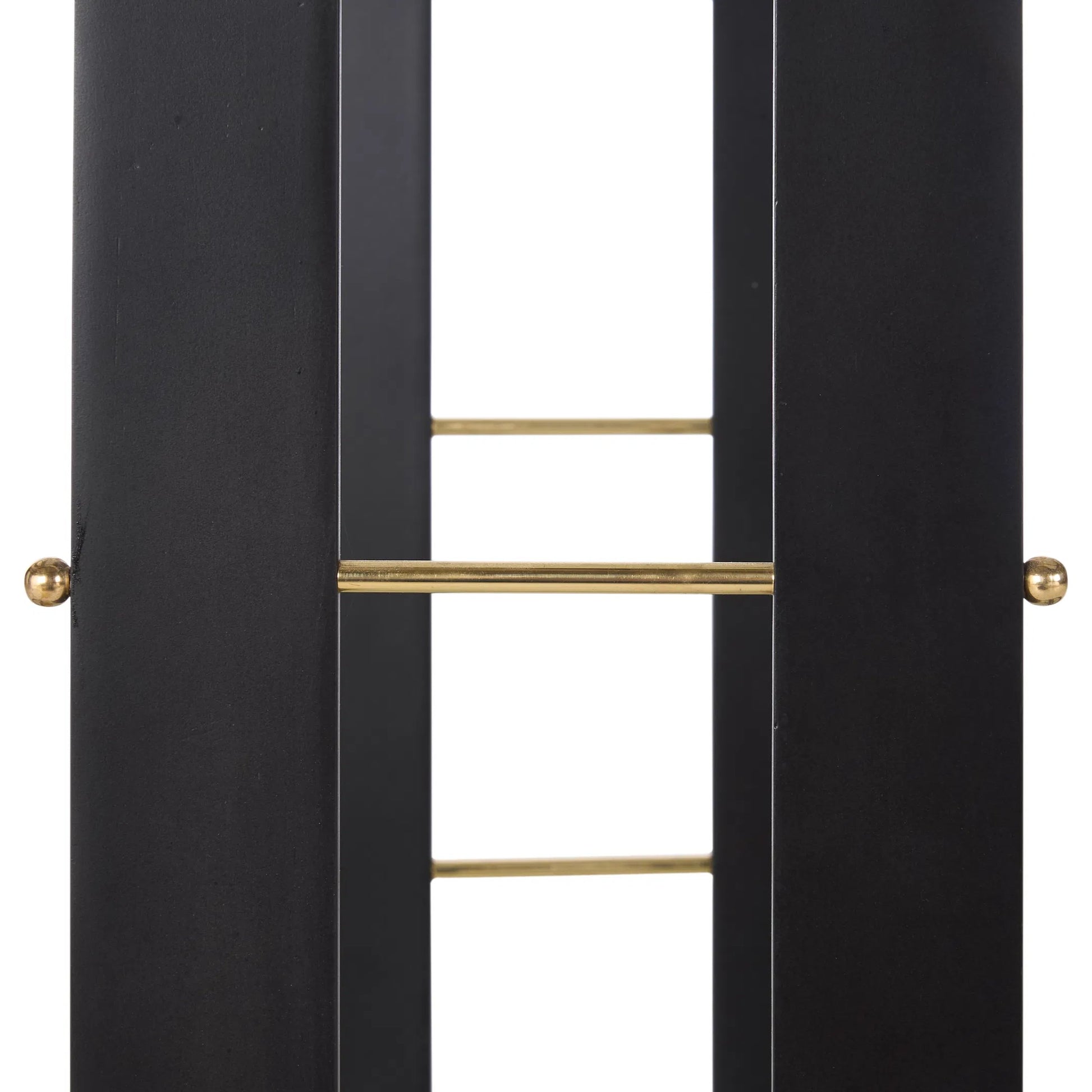 Framen Bar Cart by Wildwood in black, gold and black, polished brass, clear. Made from unique in a unique style.