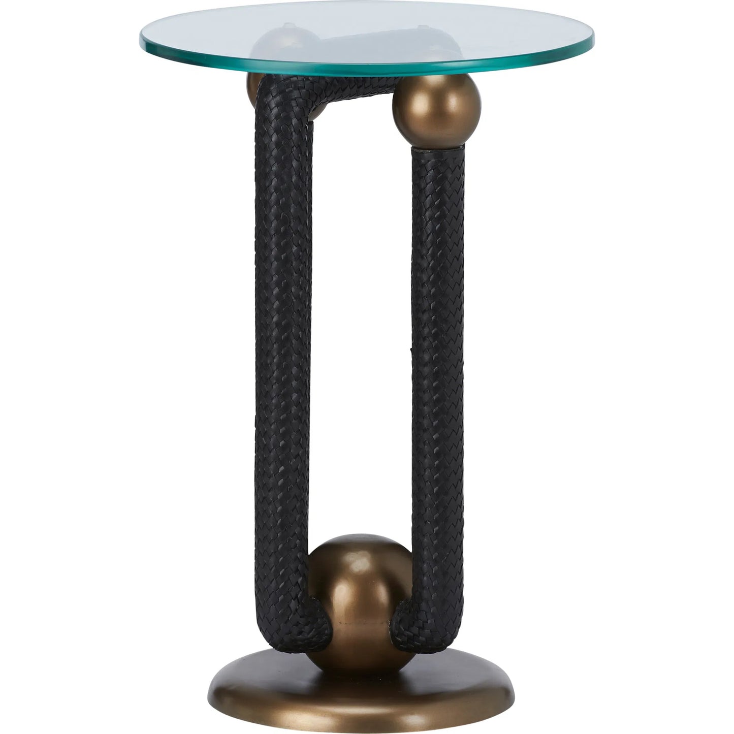 003 SI-2534042 | Additional Silo | Marcel Side Table by Wildwood in black, gold and matte gold, black, clear. Made from unique in a unique style.